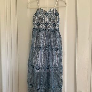 Pippa&Julie embroidered long layered dress
